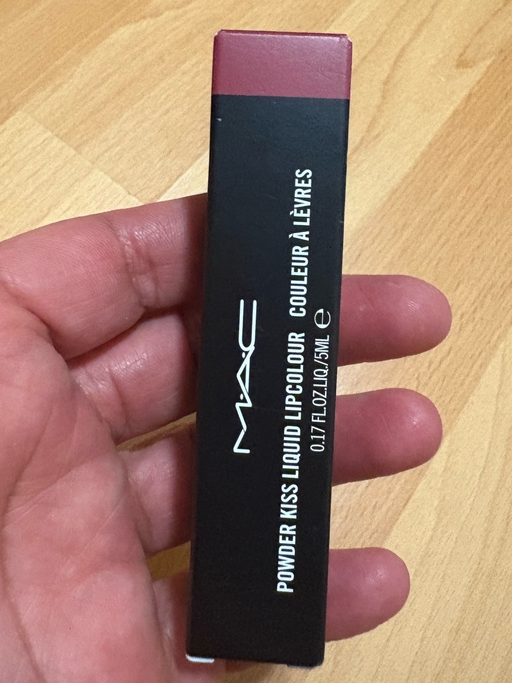 MAC Powder Kiss Liquid Lipcolour - 988 A LITTLE TAMED Brand New Never Used.